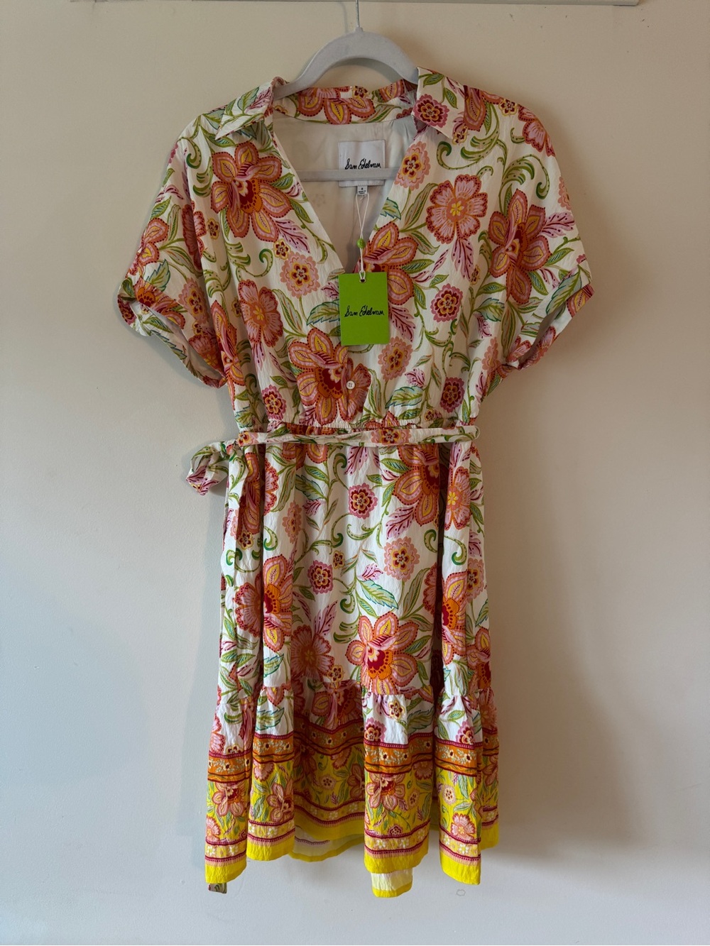 NWT Sam Edelman Persian Garden Mini Shirtdress - Size 8